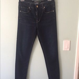 American EagleBlue stretch tight fitting jeans
